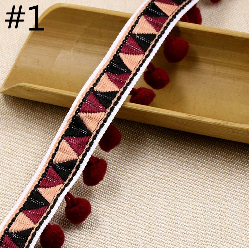 10 Yards Pom Pom TrimFabric Sewing Accessories Pompom Trim Etsy