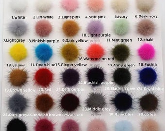 Mink Pompoms,Mini pompoms,Wholesale Mink ball,Party Decor,Craft Supplies,Mink Ball,Headwear pompoms,Earrings pompoms,Key chain pompoms