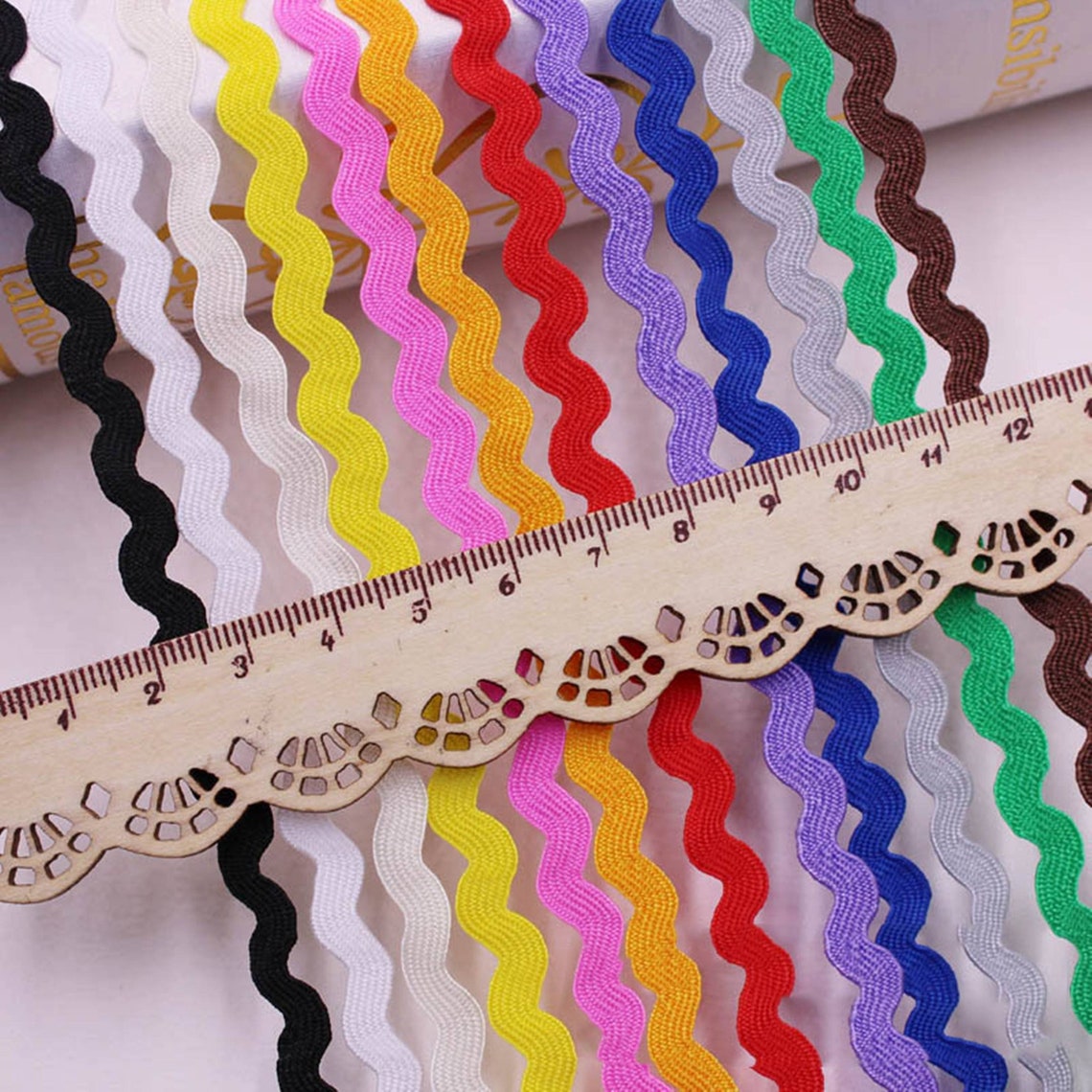 5 Yard 1/4 Width Rick Rack Ric Rac Trim Wavy Sewing Etsy