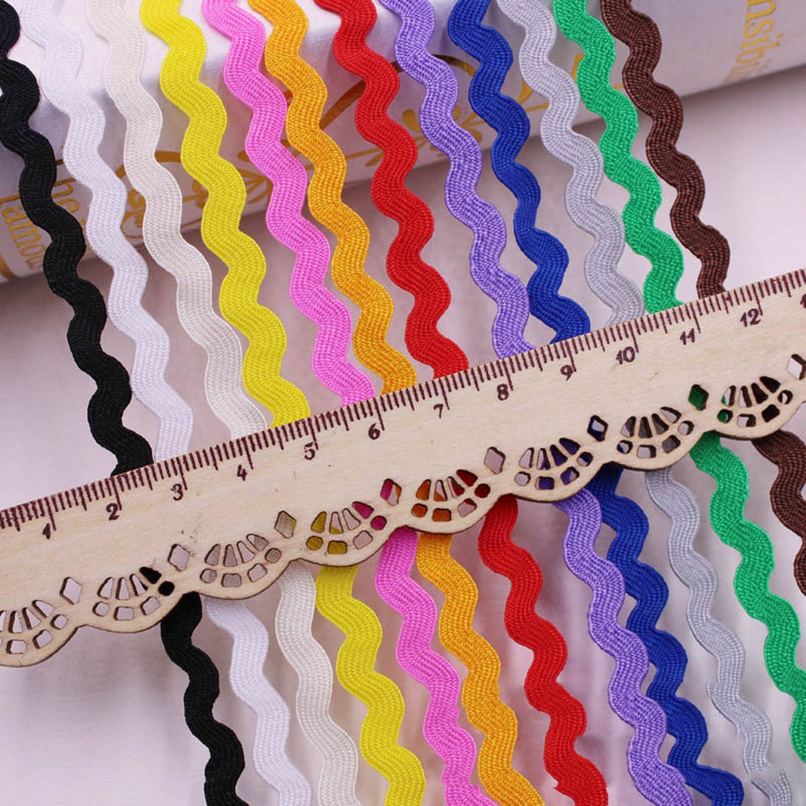 5 Yard 1/4 Width Rick Rack Ric Rac Trim Wavy Sewing Etsy