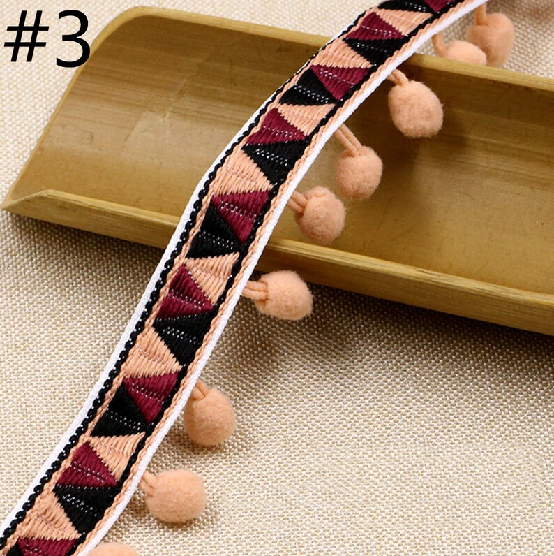 10 Yards Pom Pom TrimFabric Sewing Accessories Pompom Trim Etsy