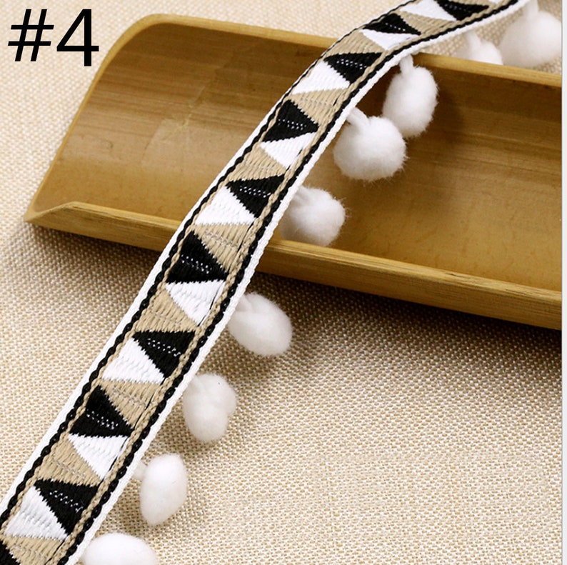 10 Yards Pom Pom TrimFabric Sewing Accessories Pompom Trim Etsy