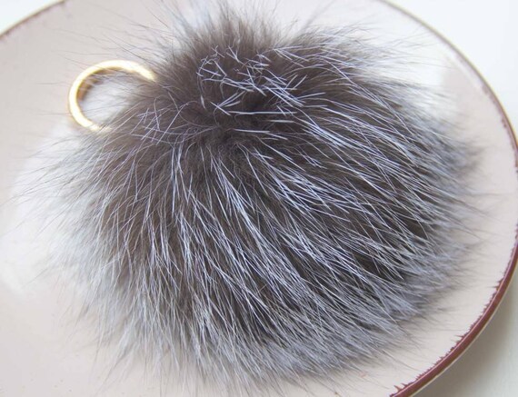 Genuine Fox Pom Pom Fox Fur Pompoms – ATELIER YARNS main image 3