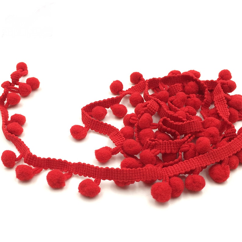 10 Yards 1 cm Pom Pom TrimFabric Sewing Accessories Pompom Etsy