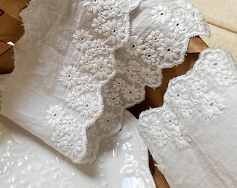 2.3" Wide Cotton  Lace, Retro Style, Lace Trim, DIY Craft Supplies, Wedding Party Decor, Sewing Headwear Accessories26802