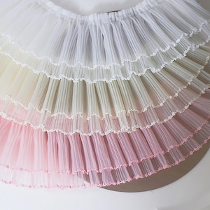 1-5 Yards Pencil Shaving Ruffle Trim ,Elastic Lace, Lace Ribbon, Stretch Lace, Elastic Lace Trim,  Lace Trim, Stretchy Lace, Lace S931