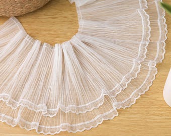 6,3" breed katoenen kant, retrostijl, kanten rand, doe-het-zelfartikelen, bruiloftsfeestdecor, hoofddeksels naaien, accessoires26701