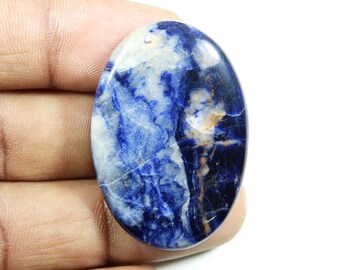 Rarest Sodalite Cabochon Top Quality Sodalite loose stone Natural Blue Sodalite Cabochon Natural Sodalite Gemstone