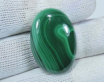 Pierre précieuse de malachite naturelle très rare + malachite, cabochon de malachite, malachite de taille pendentif, malachite en vrac pour bijoux 60 cts. MI05-77