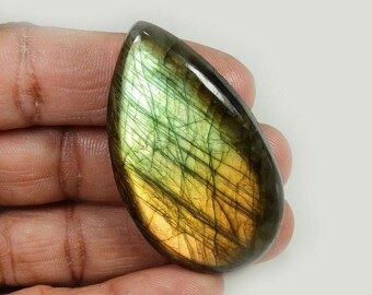 AAA Qualité Multi Green Labradorite Gemstone Prix de gros Pierre Labradorite Naturelle Cabochons Fait à la main Et poli à la main 113 Cts. AB08-48