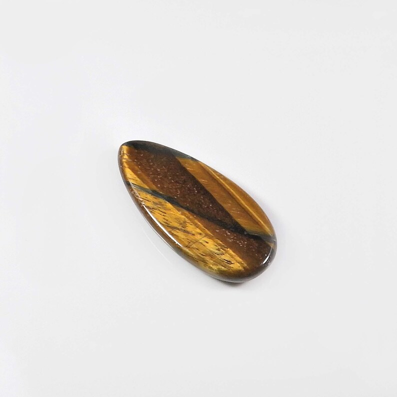 Golden Tiger Eye Loose for jewelry 45 Cts Tiger Eye Loose MI13-10 Natural Tiger Eye Gemstone Semi precious Stone Tiger Eye Cabochon