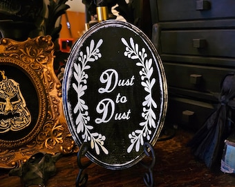 Dust to Dust gothic wall decor, dark maximalist and gallery wall art