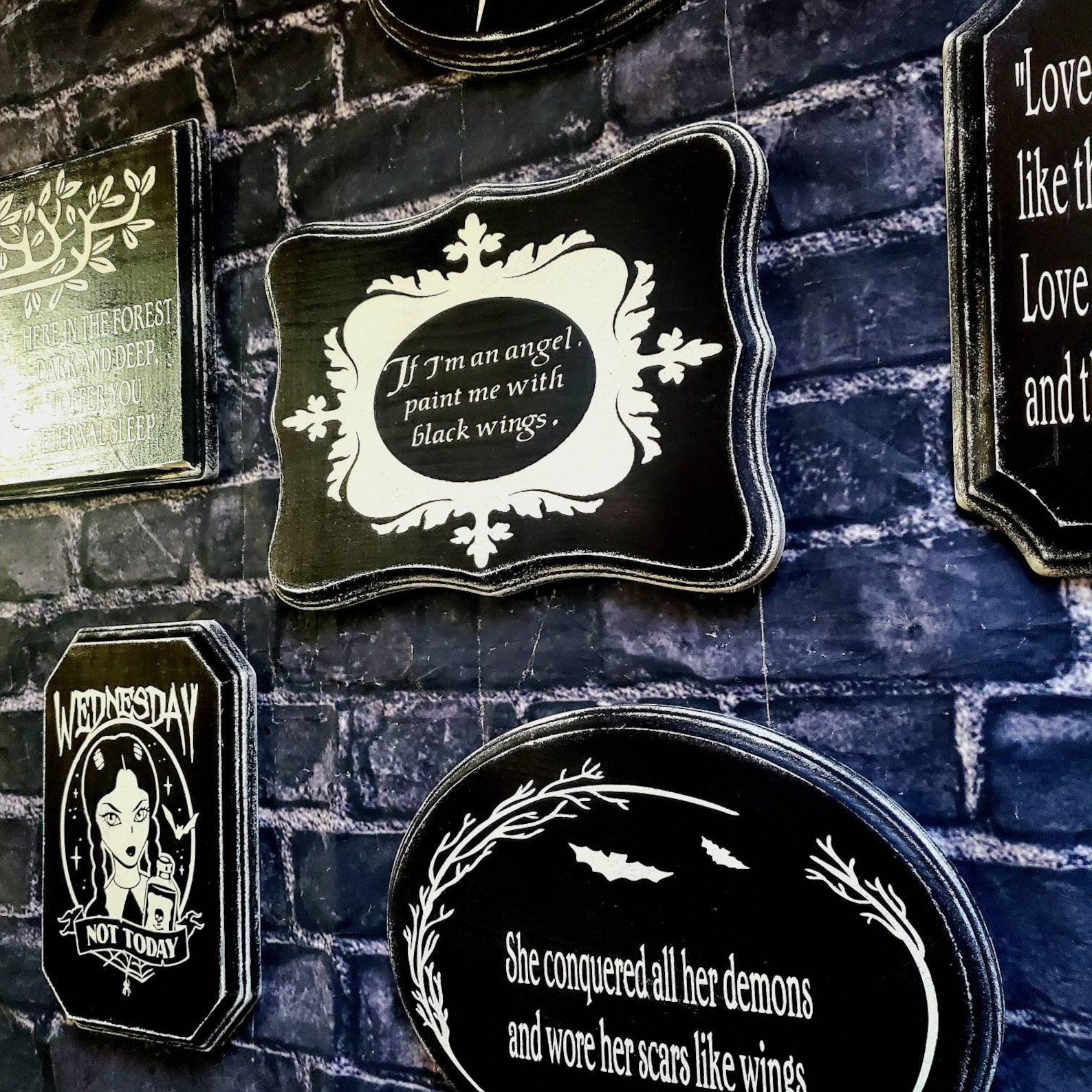 Gothic Wall Decor Witchy Decor Gothic Home Goth Decor - Etsy