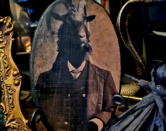 Baphomet wall plaque