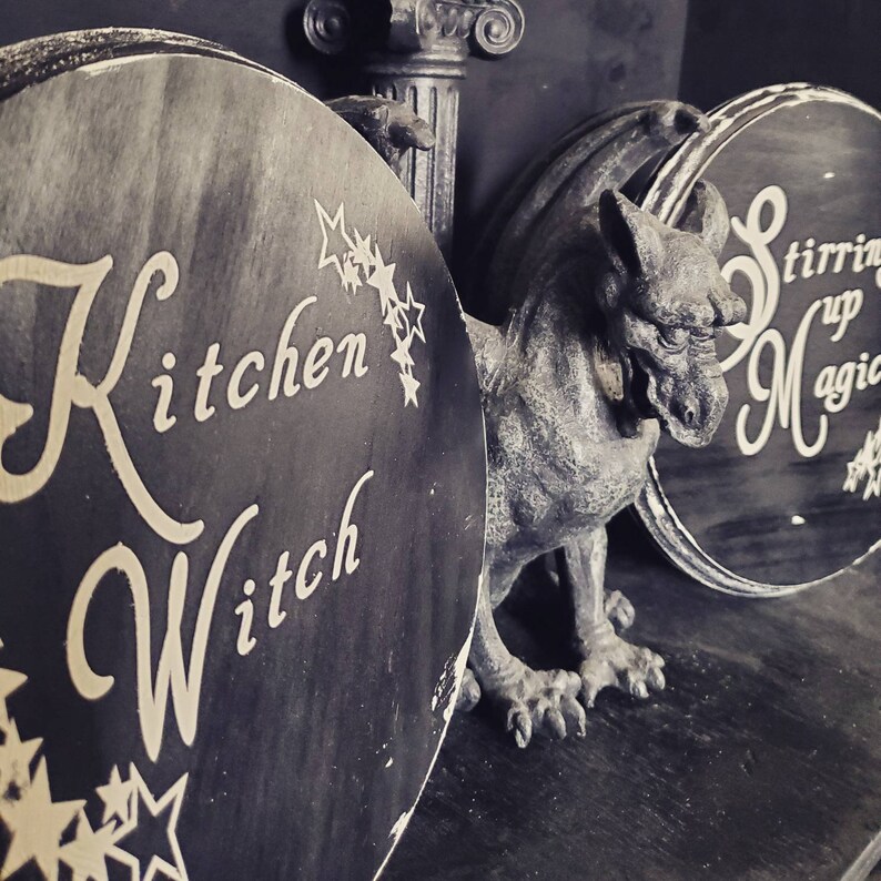 Kitchen witch gothic wall decor gothic kitchen witchy Etsy