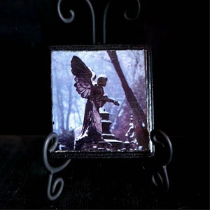 Mini graveyard angel, Gothic wall art, memento mori ,cemetary angel