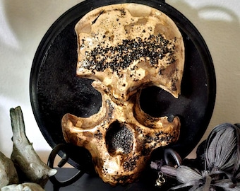 3 dimensional skull art for your gothic home