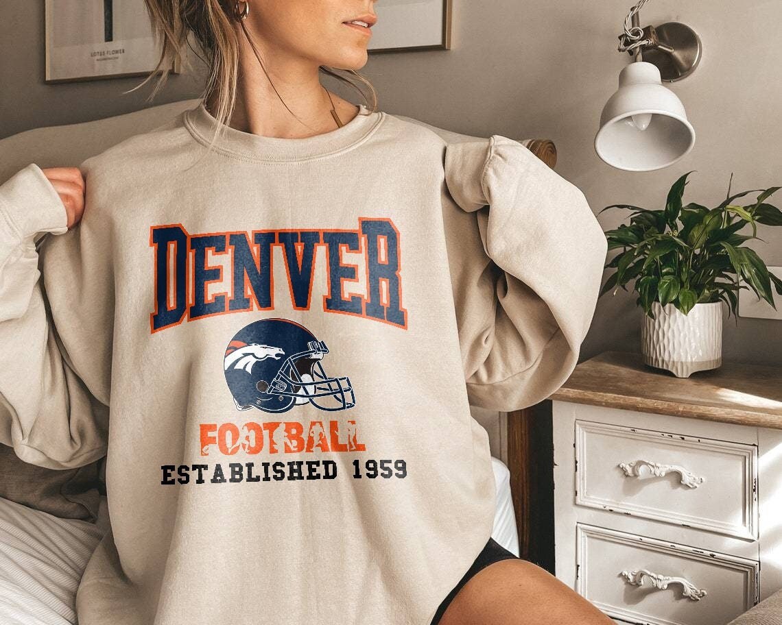 denver broncos retro hoodie