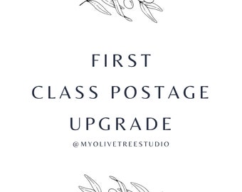 First Class Postage Upgrade