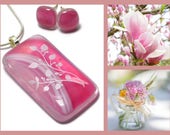 Fused pink Jewelry set