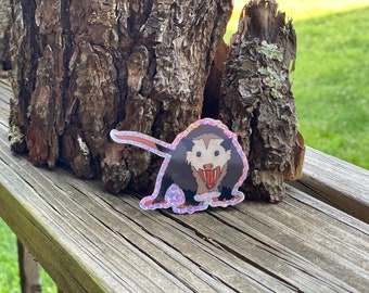 Possum Sticker: Appalachian Sticker Possum, Appalachian Sticker, Appalachian Mascot