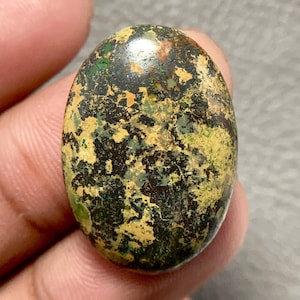Golden Birch Turquoise, Oval Cabochon, 28x20x5 MM, 22 CTS, Beautiful Cabochon, #L-880