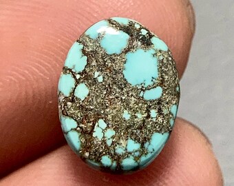 Namsto Lake Turquoise, Oval Cabochon, 13x10x4 MM, 4 CTS, Beautiful Cabochon, #L-666