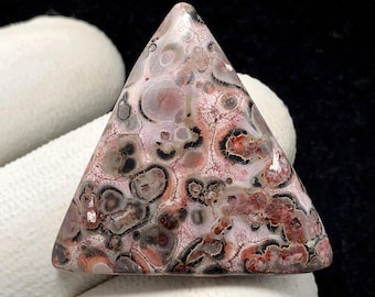 Leapord Skin Jasper, Freeform Cabochon, 29x33x5 MM, 26 CTS, Beautiful Cabochon, #L-011