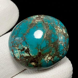 Turquoise, Oval Cabochon, 26x23x8 MM, 32 CTS, Beautiful Cabochon, #L-1044