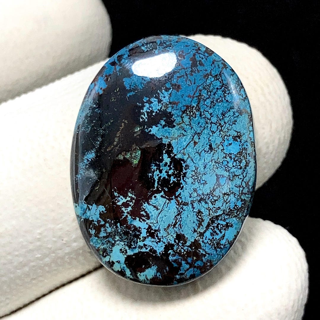 Chalcosite Chrysocolla, Oval Cabochon, 25x19x5 MM, 30 CTS, Beautiful ...