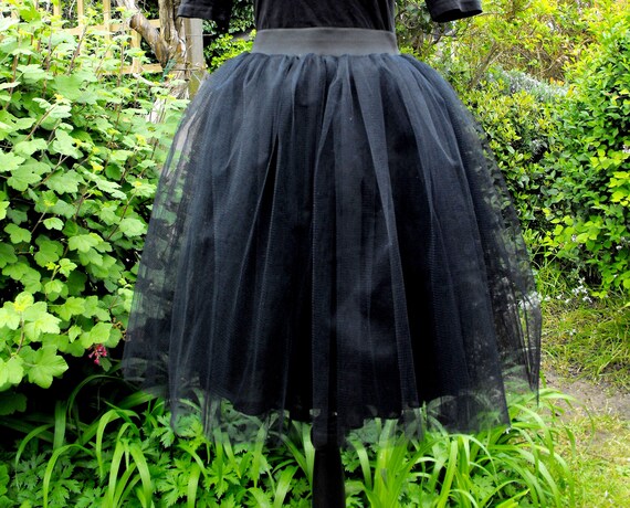 womens black tutu skirt halloween