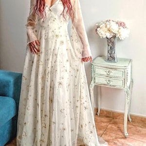 Vestido celeste Atenea, disponibile in 5 colori