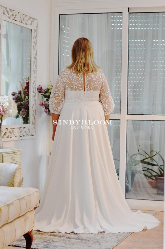 sachin and babi light blue dress Celebrating Curves - the bridal studio devoted to curvaceous fuller figure  brides in sizes 16 to 30 plus - The Bride - Celebrating Curves main image 0