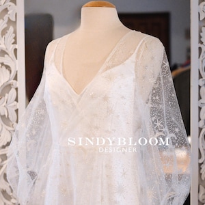Stars and Moons wedding dress Andromeda, Stars wedding dress