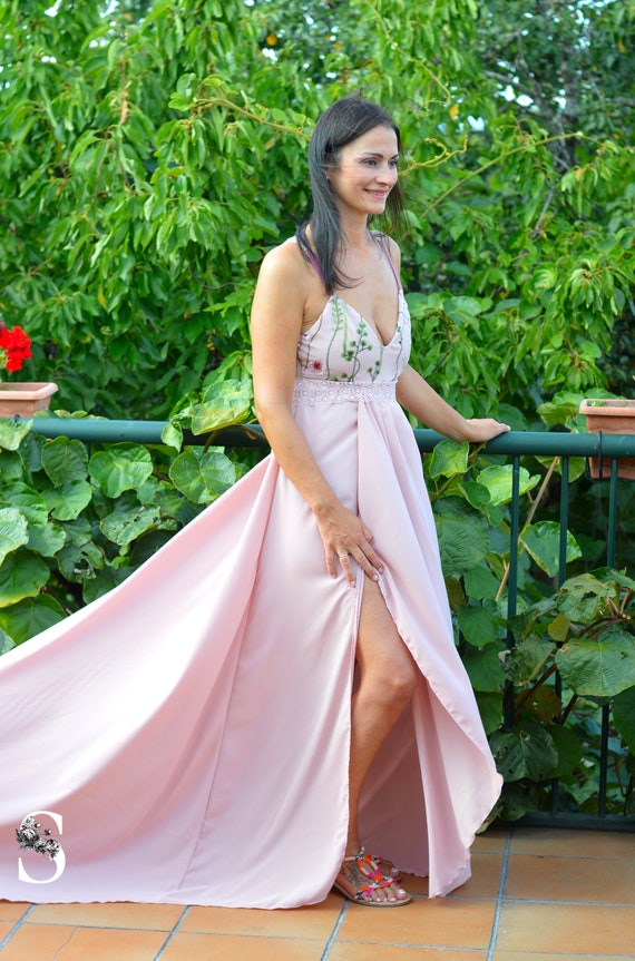 crepe and velvet bridesmaid dress with open back Mismatched Emerald Green Chiffon Cheap Bridesmaid Dresses Online, WG63 –  SposaDresses main image 0