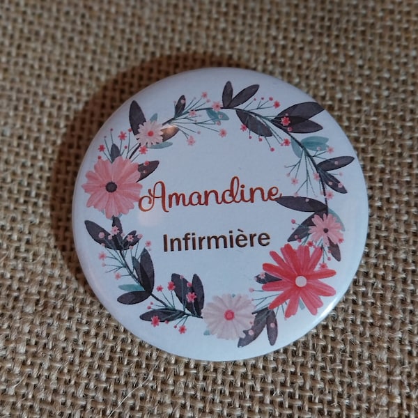 badge personnalisé, badge épingle, badge aimanté