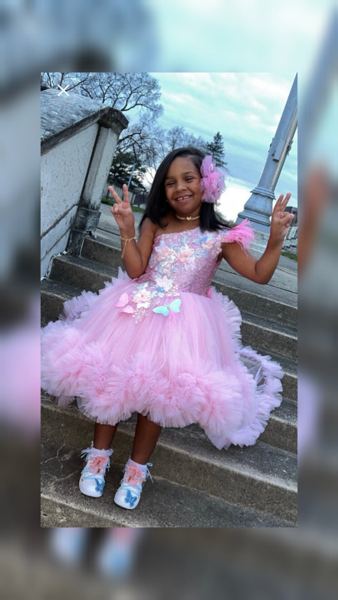 Colorfly Dress with flowers, 8 years