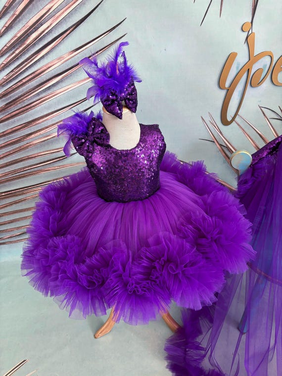 purple dress for 10 year girl Encanto Birthday ,purple dress, Junior bridesmaid dress, Tutu dress, Lace flower girl dress,girls tulle Dress , Encanto Costume photo shoots Purple Dress Girls Spaghetti Strap