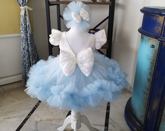 blue frocks for babies