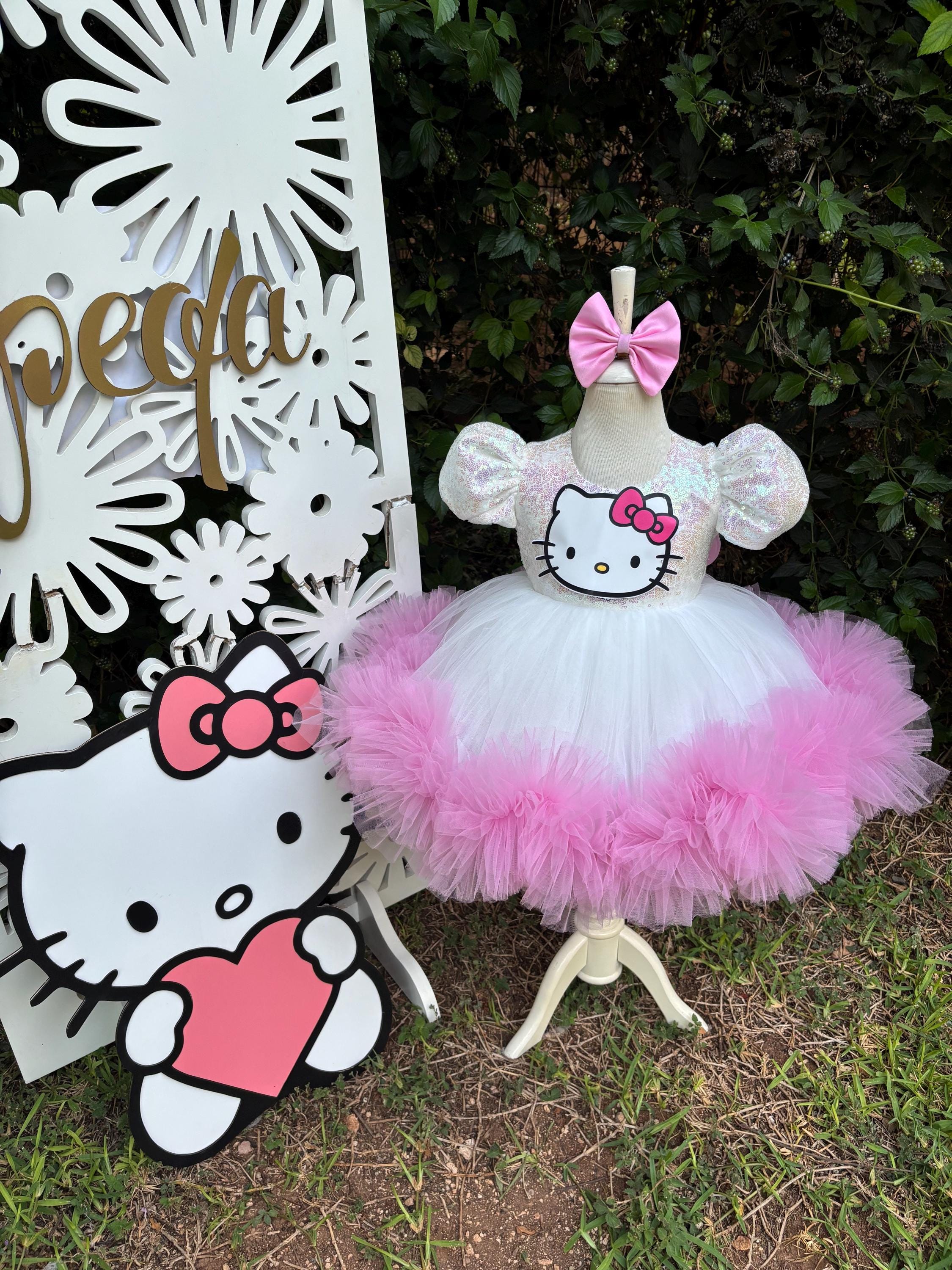 Kitty birthday dress - Etsy México, image size:2250x3000