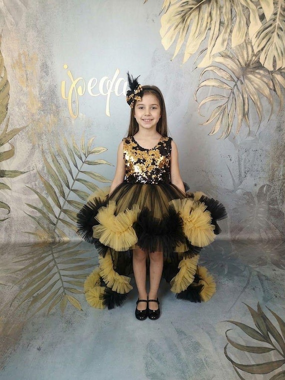 black dress for sneaker ball Buy Gold Girl Party Dress, 9-16 Year Kids Prom Dresses & Detachable Train Online in India LABEL:ALLY FASHION Elegant Black strapless dress Material:Clear Crystals Unicorn Backdrop For Party