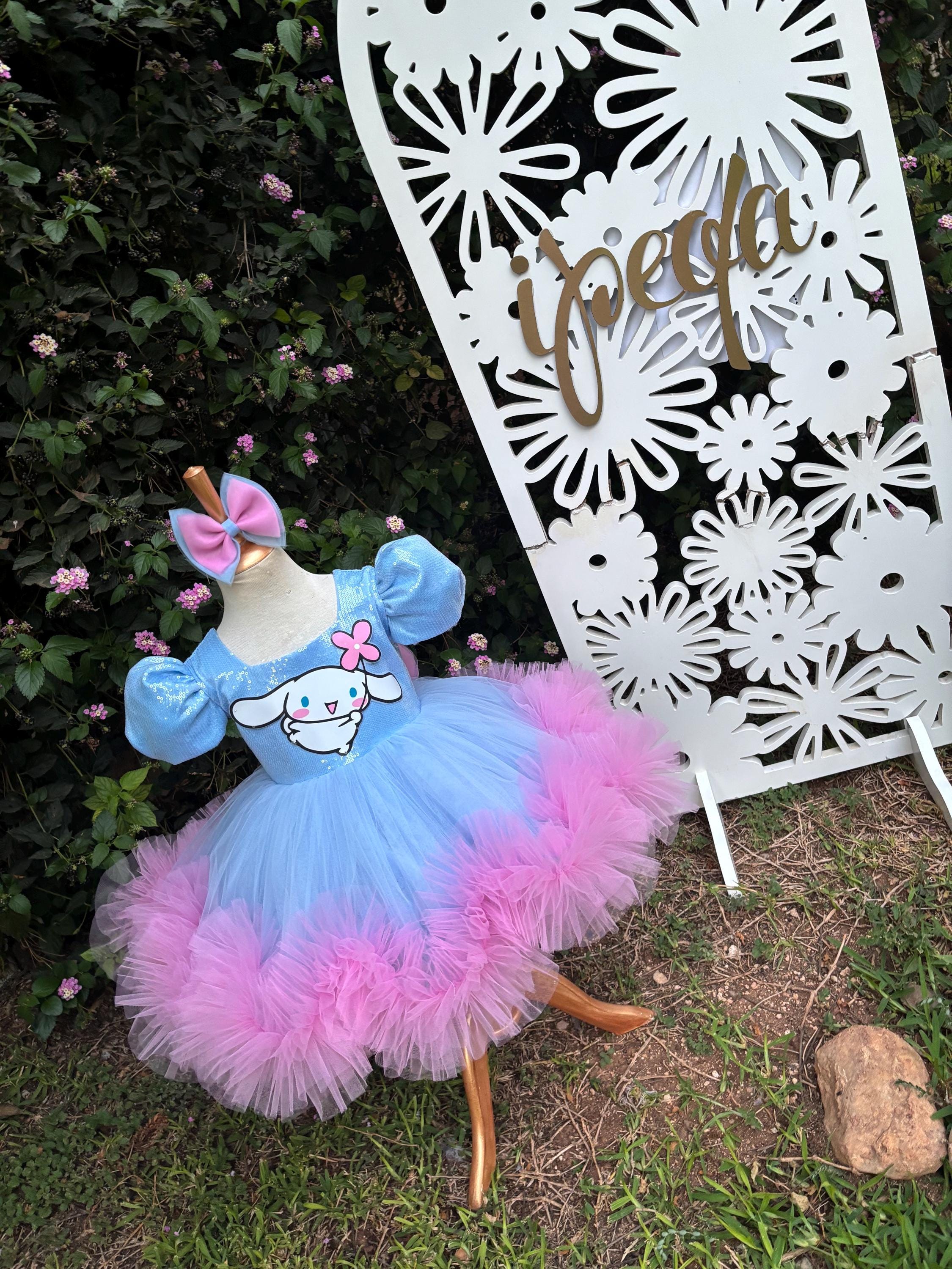 cinnamoroll dress for birthday party Premium Diamond Dress  ON FAME