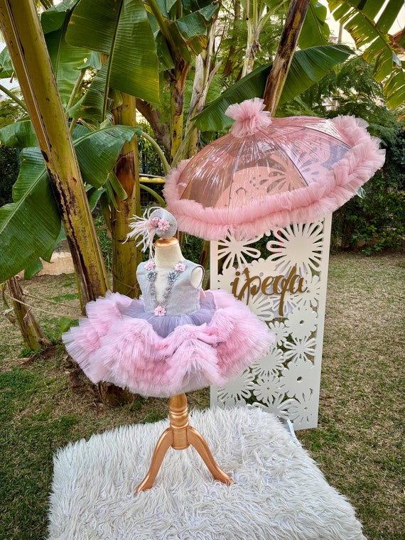 Vestito tutù per festa di compleanno per bambina, vestito da ballo