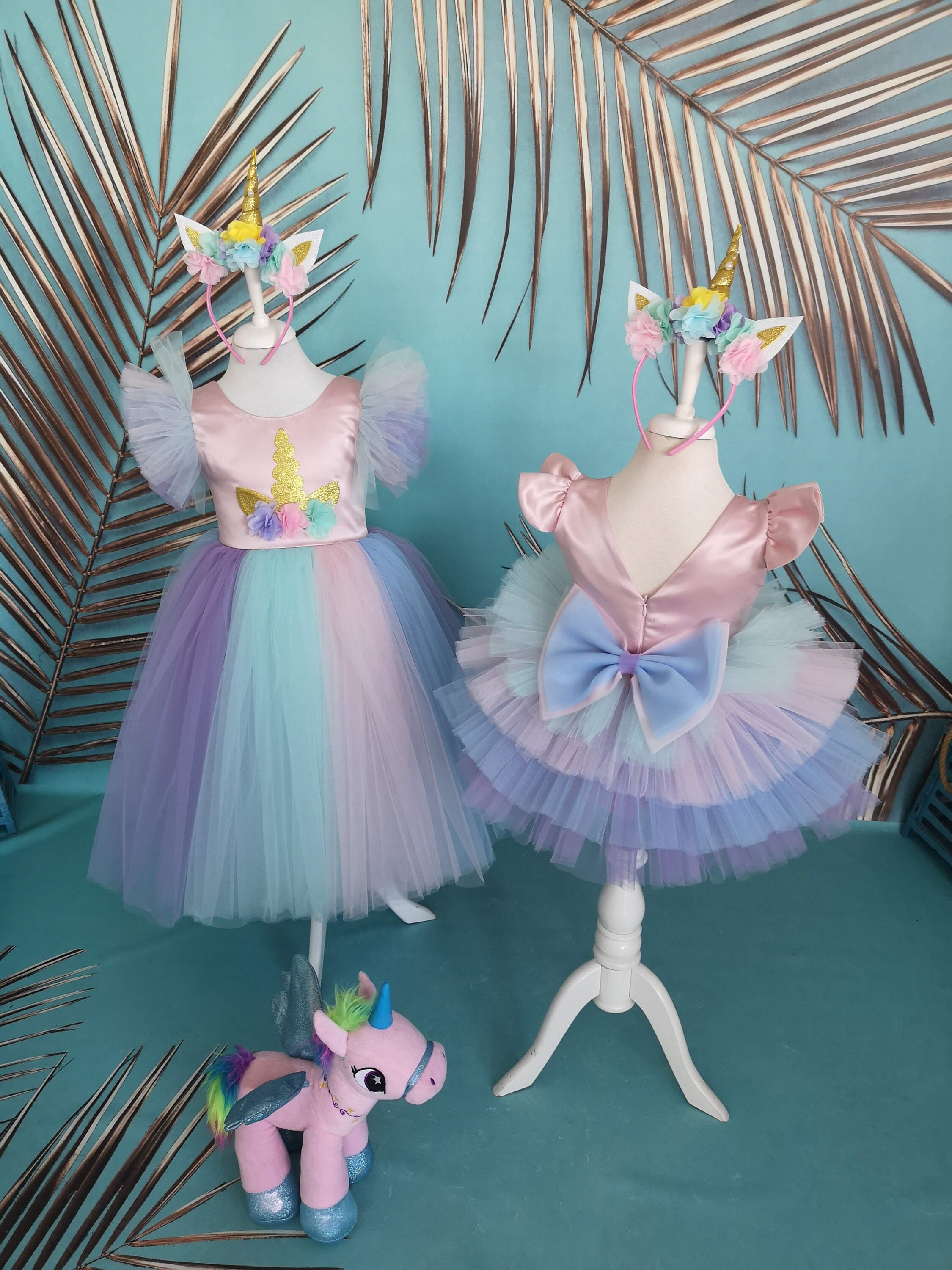 Little Pony frock, Rainbow Baby girl Outfit, Unicorn Theme Birthday Gown Set & Headband, Long Unicorn Pageant Dress, Unicorn Theme Toddler Little Pony frock, Rainbow Baby girl Outfit, Unicorn Theme Birthday Gown Set & Headband, Long Unicorn Pageant Dress, Unicorn Theme Toddler