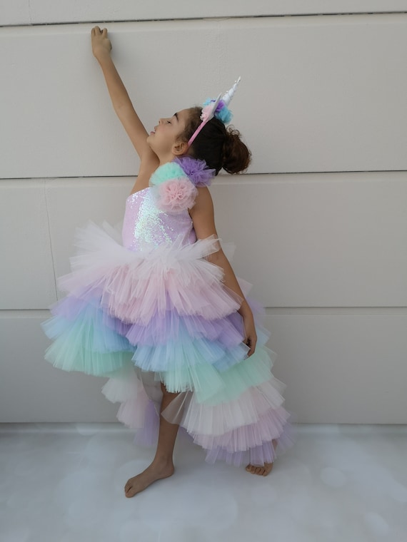 Light Pink Unicorn Horn & Tail set Light Pink Unicorn Horn & Tail set