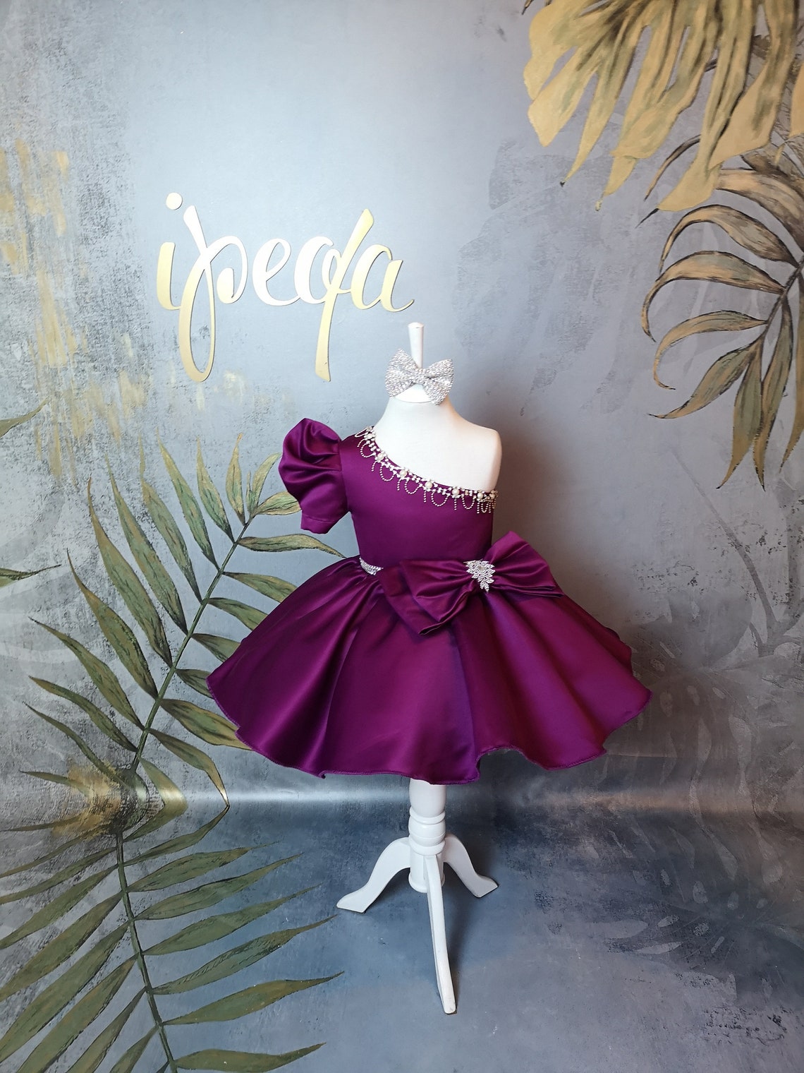 Baby Girl Birthday Dress Luxury Flower Girl Dress Girls Etsy