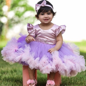 Baby Girl Pageant Dress With Detachable Train Long Tail Girl - Etsy