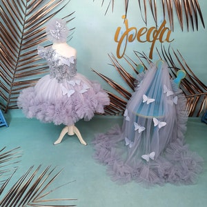 kiddie prom dresses Fashion Kiddie Prom Dress Sneaker Ball Dresses For Kids Birthday Outfit 10-12, Kids Prom
