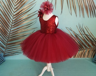 Baby dress maroon hotsell