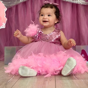 Blumenmädchen Kleinkind Baby Angenehm Kleid Prinzessin Party Geburtstag 